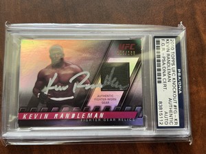 2010 Topps UFC Kevin Randleman /188 Auto Patch PSA RIp HOF Legend RC