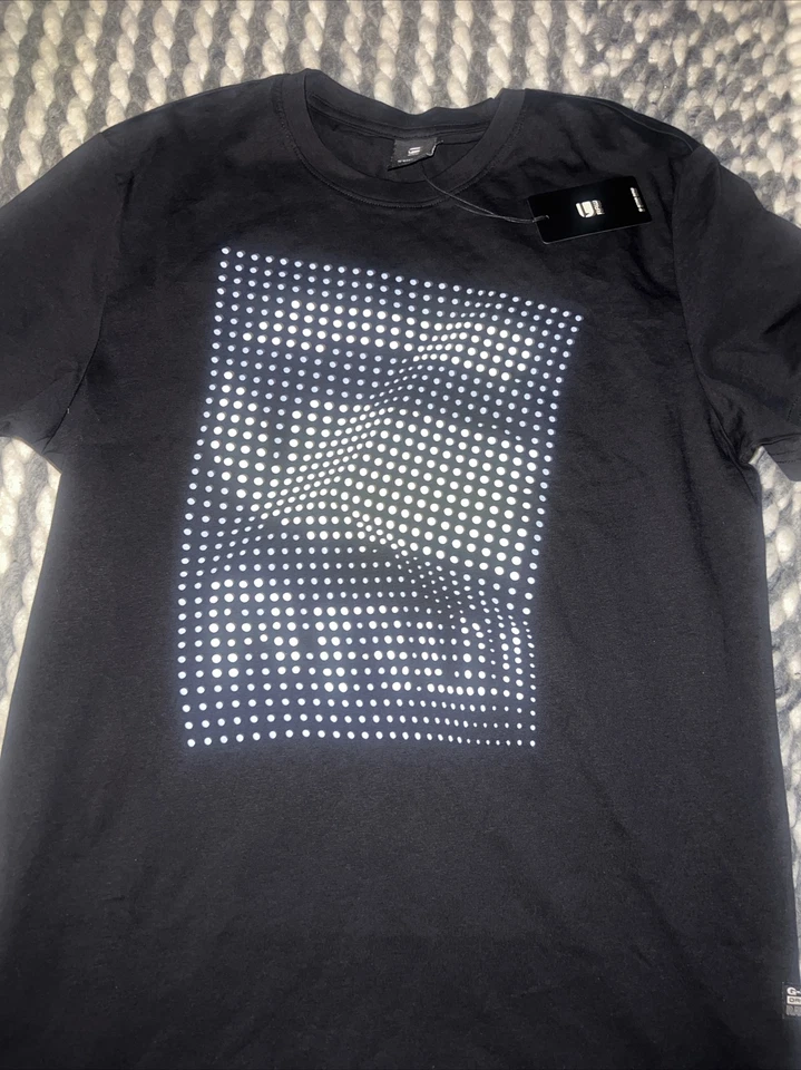 G-Star Raw Originals Men’s Old Skool T Shirt Black Sz S