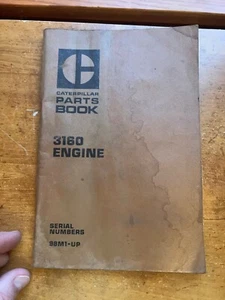 1970 CAT Caterpillar 3160 Motor OEM Teilebuch Katalog Handbuch - Bild 1 von 5