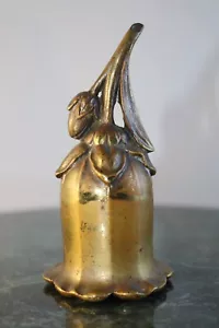 Antique Art Deco Peerage Brass Servant Service Canterbury Bell Rd 823172 England - Picture 1 of 8