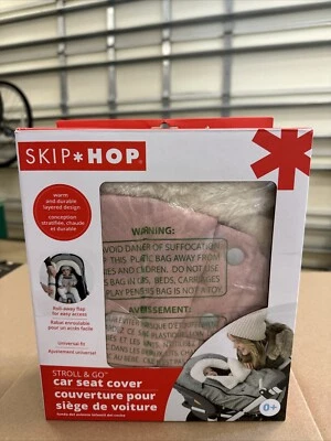 Funda de asiento de coche de bebé de invierno JJ Cole para asiento de bebé o cochecito rosa Foto 1 de 4