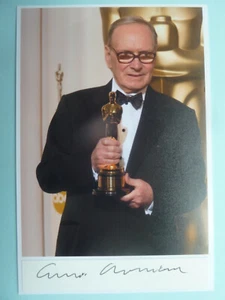 -ke- Ennio Morricone † 2020 (Komponist ), Foto 127x190 mm mit Biefkarte (Collage - Bild 1 von 1