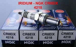4x Bujías IRIDIUM CR8EIX para Suzuki GSX 1400, GSX1400, NGK 4218 - Imagen 1 de 1