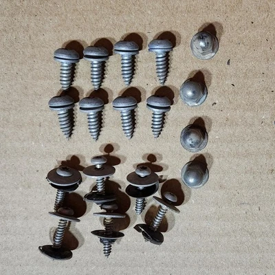 Ford F250 F350 1988-1996 surtido puerta trasera herrajes lote tornillos pernos OEM Foto 1 de 2