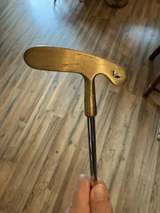 Wilson Augusta 2-Way RH LH Brass Blade Putter Golf Club 34.5" - Picture 1 of 4