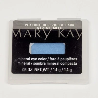 Mary Kay Mineral Eye Color Eye Shadow Peacock Blue #030106 New Discontinued - Image 1 of 3