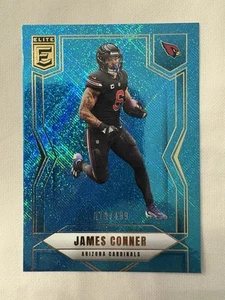 2025 Panini Donruss Elite James Conner #9 Teal Matrix /499 - Arizona Cardinals - Picture 1 of 3