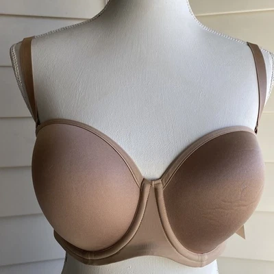 ThirdLove 24/7 Sujetador Clásico Sin Tirantes Cálido Taupe Desnudo 36D Convertible Nueva con Etiquetas Camiseta Foto 1 de 4