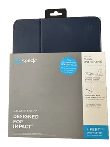 Speck Balance Folio Case for Apple iPad Pro 11" - Blue - Picture 1 of 2