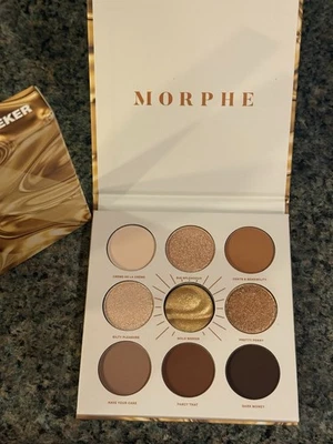 Paleta de sombras de ojos Morphe Rich & Foiled Gold Seeker Artistry ~ NUEVA EN CAJA Foto 1 de 3