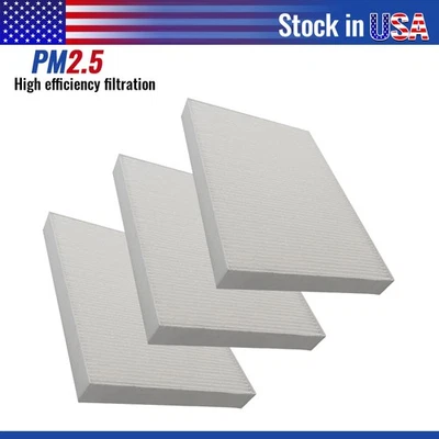 Filtro de aire de cabina de carbono 3 piezas para Dodge Chrysler 300 2005-2008 Charger Challenger Foto 1 de 4