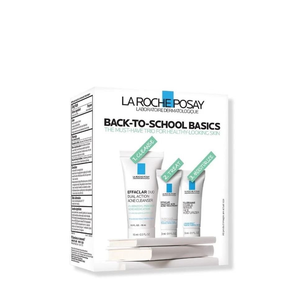 La Roche-Posay Back to School Basics Set de Cuidado de la Piel Nuevo con Etiquetas 3 Piezas Regalo en Caja Foto 1 de 1