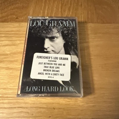 Lou Gramm Long Hard Look Cassette (1989) Atlantic Sealed New Rock Album Foto 1 de 3