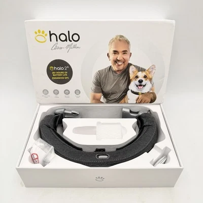 Halo 2+ with Cesar Millan Wireless Dog Fence with GPS Collar - Size S - New Open - Image 1 of 4