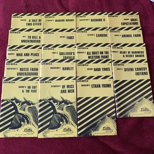 Lot Of 19 Pre-Owned Cliff Notes - Imagen 1 de 8