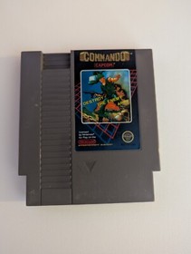 Commando Nintendo NES Cart Only 5 Screw - Authentic / Tested - (See Pics)
