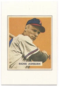 1989 Bowman Insert '49B Richie Ashburn Philadelphia Phillies - Bild 1 von 2