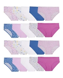 Girls' Cotton Hipster Underwear 20 Pack-Fashion Assorted 10 - Picture 1 of 1