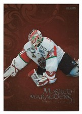 2011-12 Swedish SHL Elitset Masked Marauders Red Parallel #9 Mikael Tellqvist