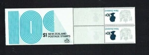 New Zealand: 1977 10c Royal Arms definitive, $1 Booklet,  SB30 - Picture 1 of 1