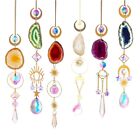 Crystal Pendant Star Natural Agate Charm Ornament Party Background Decorations