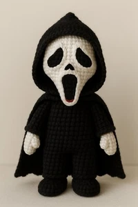 Ghostface Scream Horror Pattern ONLY | Amigurumi Knit Crotchet | Beginner Craft - Picture 1 of 1