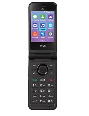 Teléfono plegable clásico LG L125DL | 8 GB | TracFone | 4G LTE | Incluye 60 minutos gratis Foto 1 de 4