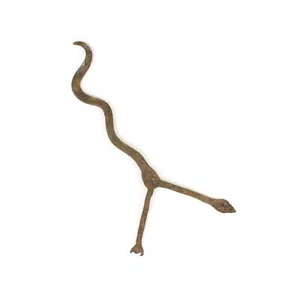 Lobi Iron Metal Currency Snake Burkina Faso - Picture 1 of 8