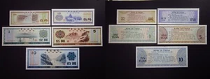 China 10 50 Fen 1 5 10 Yuan 1979 FX1-5 9983i0 Foreign Exchange Certificates 中国 - Picture 1 of 3