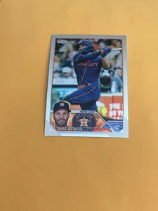 Jose Altuve  2023 Topps Chrome Baseball Base #112 Nice Astros - Picture 1 of 2
