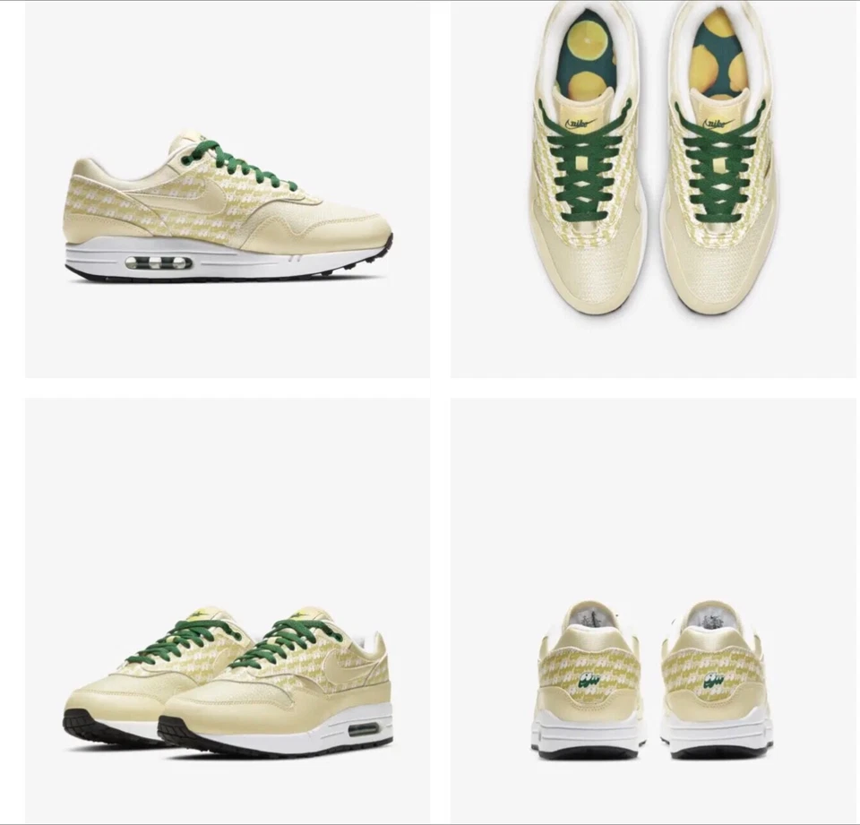 Air Max 1 Powerwall Lemonade UK9 - Photo 1/1