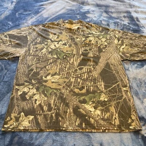 Jerzees Outdoors Camo Long Sleeve T-Shirt Men’s 2XL Pocket Tee Ribbed Knit Cuffs - Picture 1 of 22