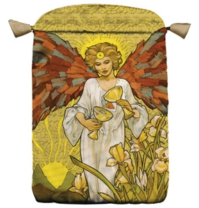 Jugendstil Satin Tarot Karten Tasche Etui - Bild 1 von 1
