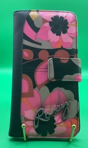 A Very rare Vintage Y2K Roxy Colorful Wallet Passport Holder Travel Wallet - Picture 1 of 4