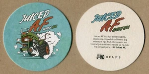 BEAU'S BREWERY Juiced AF Hazy IPA BEER MAT COASTER SOUS-BOCK - Bild 1 von 1
