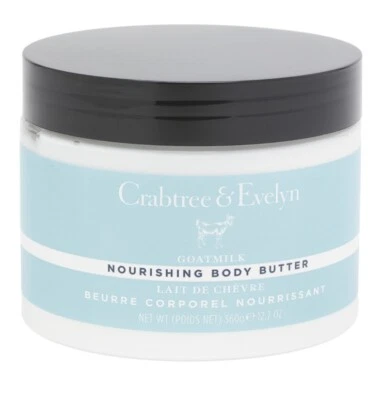 Crabtree & Evelyn Goatmilk Nourishing Body Butter Cream Lotion 12.7 Oz New 🐐🥛 - Image 1 of 4