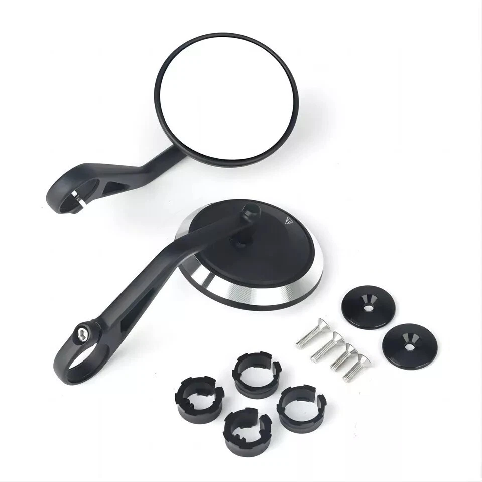 Espejos retrovisores con extremo de barra para motocicleta Triumph Trident660 Street Triple 675 765 Foto 1 de 4