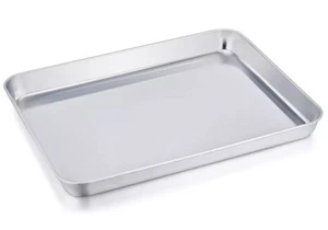 Tostapane Compatto Acciaio Inox Teglia Forno Professionale 8x10x1 - Foto 1 di 8