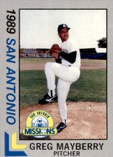 1989 San Antonio Missions Best Ltd Ed #19 Greg Mayberry