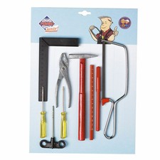 PEBARO Werkzeugset auf Karte, 9 Teile