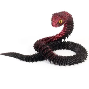 Multicolor Simulated Snake Ornament Animal Simulation Model Car Decoration - Imagen 1 de 32
