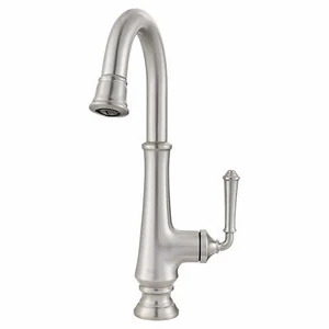 American Standard 4279410.075 Delancey Pull-Down Bar Faucet, Stainless Steel - Picture 1 of 6