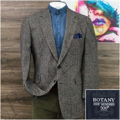 Blazer Abrigo Deportivo Informal Chaqueta Talla 44R Traje de Pelo Camel Vintage Botany 500 Para Hombre Foto 1 de 4