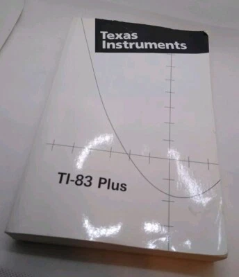 TI-83 Plus Graphing  Calculator Guidebook Texas Instruments (1999) - Image 1 of 4