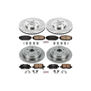 Kit de frenos de disco PowerStop - Delantero y trasero - Se adapta a Acura MDX 2001-2002 OE Stock Re - Imagen 1 de 14