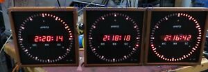 Evertz 1275a  digital clock with timecode and manual start. (23cm)