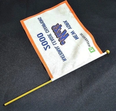 TD Bank Water House New York Mets National League Champions 2000 Flag Souvenir - Image 1 of 2