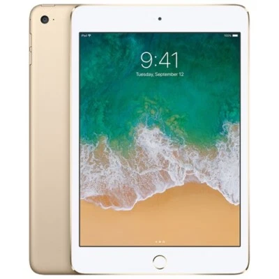 Apple iPad Mini 4 (2015) 7.9" 128GB Gold (WiFi) - Good - Image 1 of 2