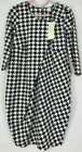 Mamas & Papas Womens Maternity Houndstooth Check Jersey Dress Size 8-16 rr £45