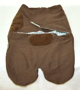 Travel Swaddle Footed Wrap Newborn to 3 months 60% cotton 40% Poly Eddie Bauer - Picture 1 of 12
